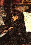 Henri De Toulouse-Lautrec, Mlle Dihau au piano